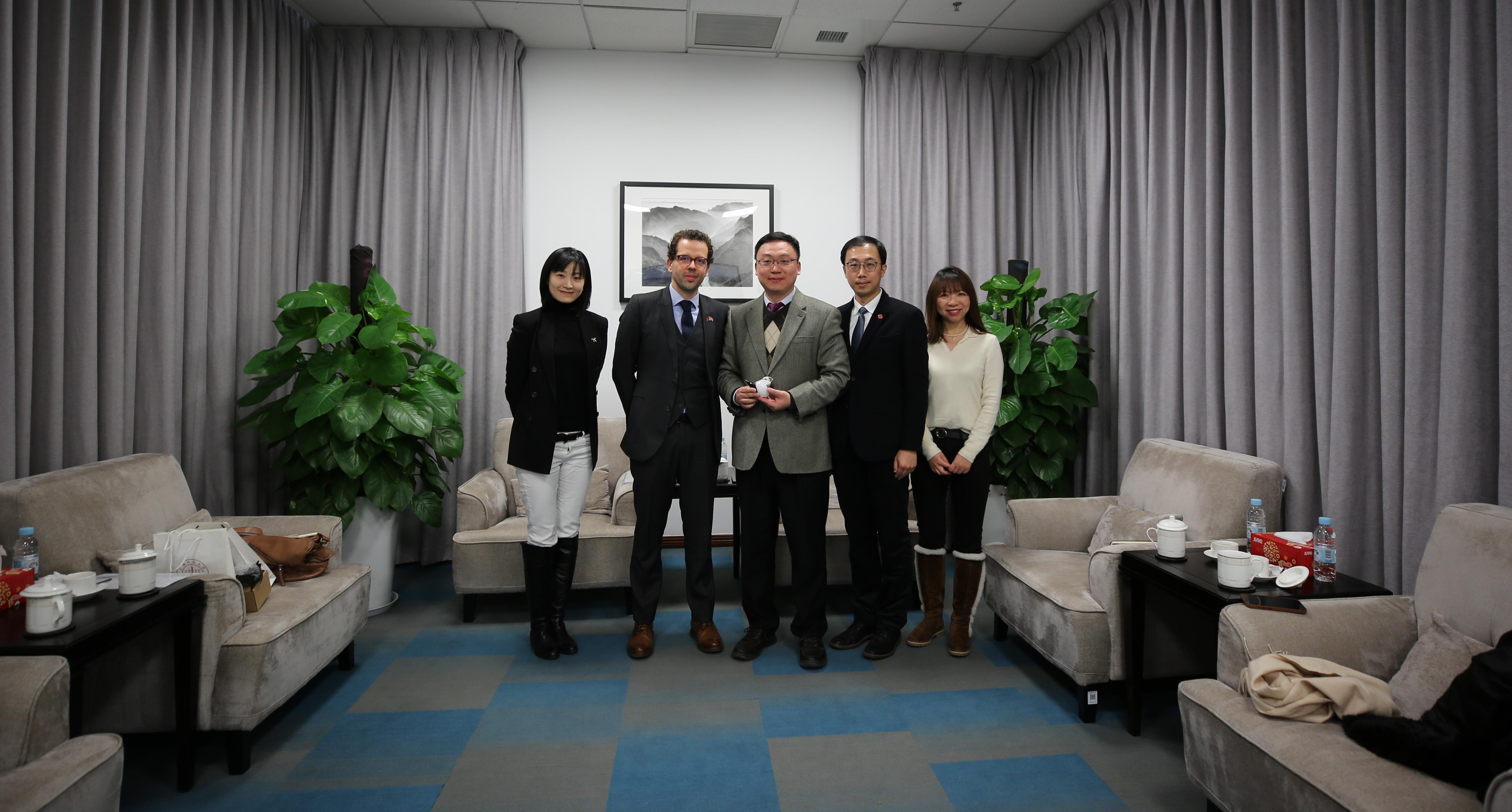 Consul General of Luxembourg in Shanghai visited ShanghaiTech University