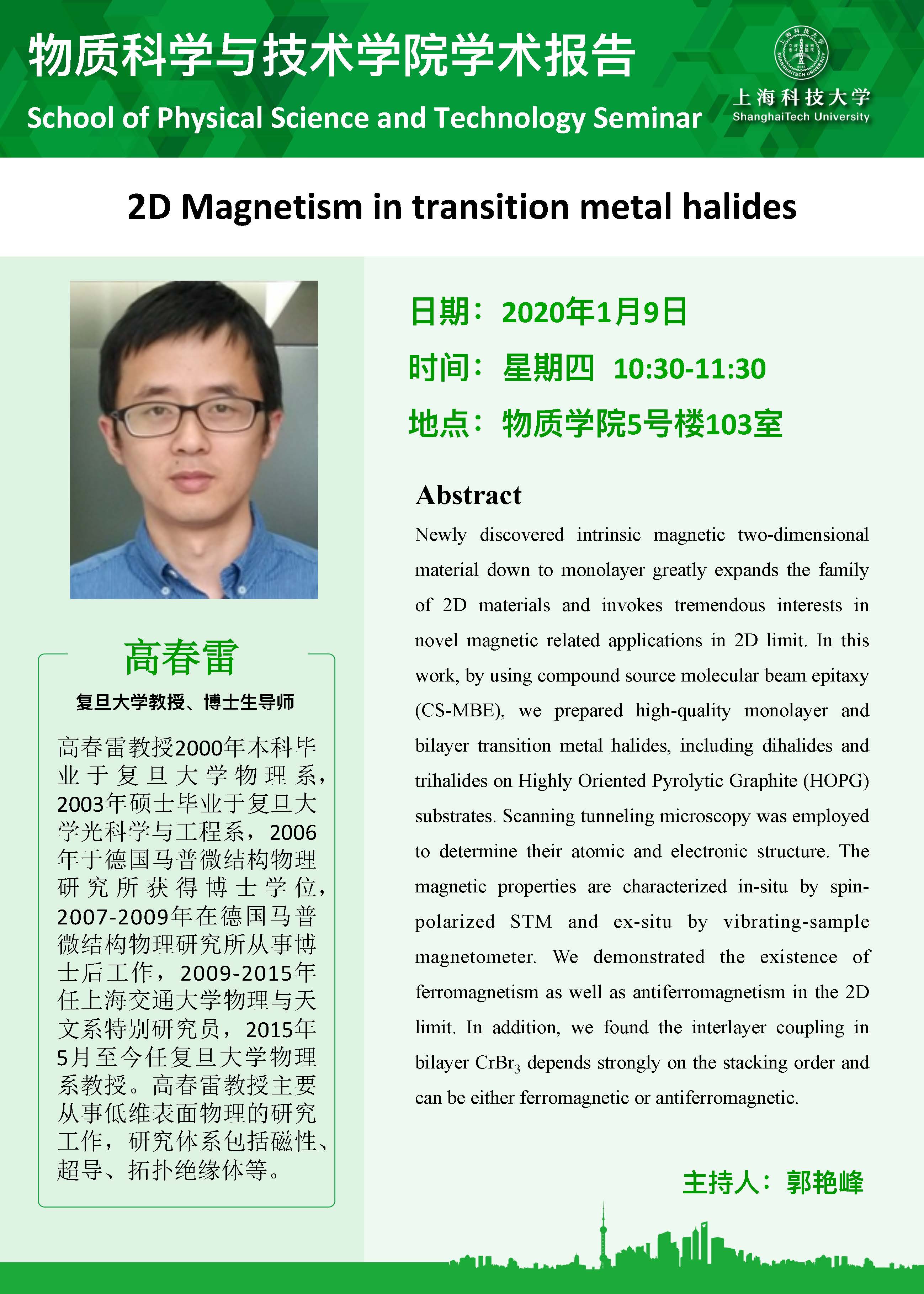 halides,tetrahedral 2d magnetism in transition metal halides