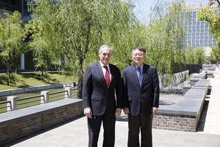 UC President Visits ShanghaiTech