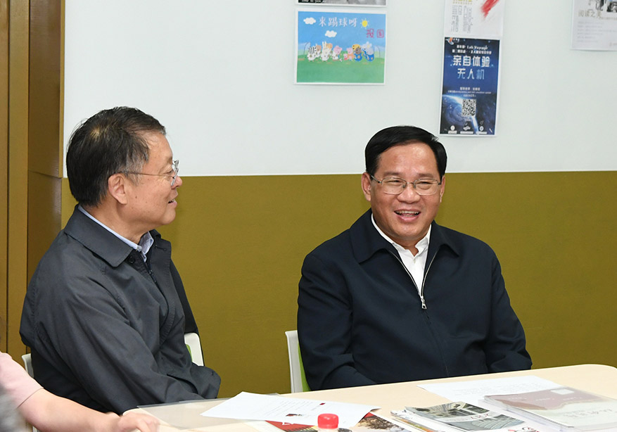 Shanghai Municipal Committee Party Secretary Inspects ShanghaiTech