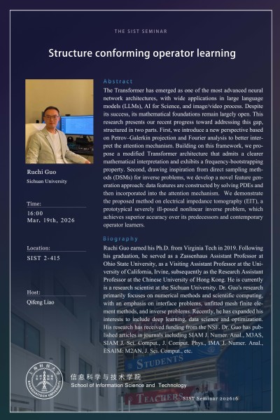 【SIST】Structure conforming operator learning