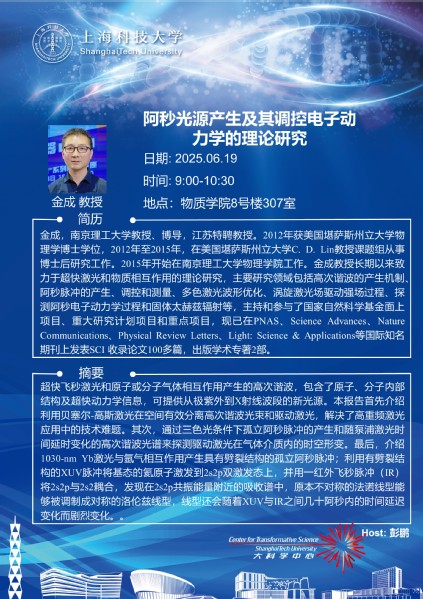 阿秒光源产生及其调控电子动力学的理论研究