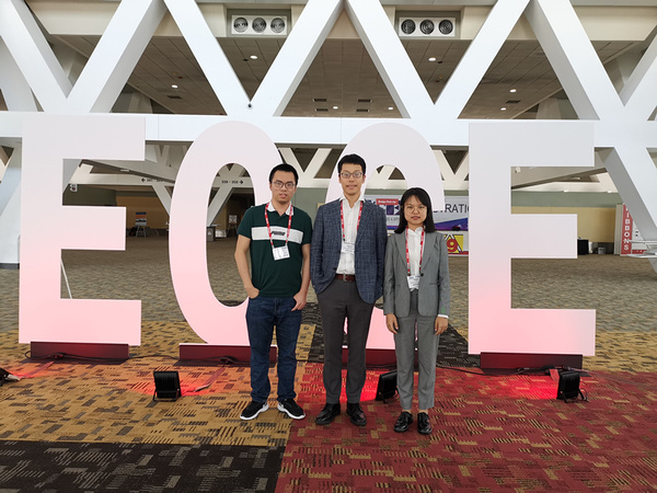 信息学院智慧能源中心王浩宇、刘宇课题组参加2019年IEEE能量转换会议与展会（ECCE）