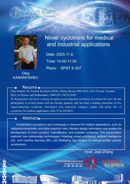 Novel cyclotrons for medical and industrial applications