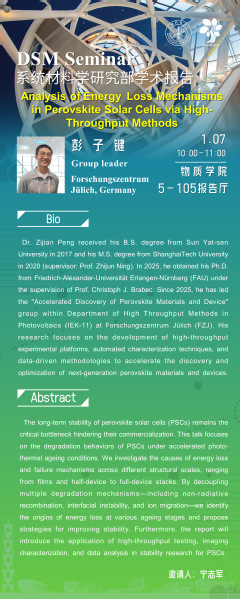 Analysis of Energy Loss Mechanisms in Perovskite Solar Cells via High-Throughput Methods