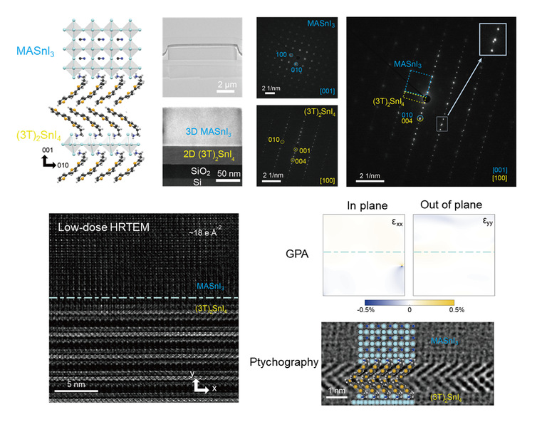 物质学院于奕团队与合作者在2D-3D卤化物钙钛矿范德华外延异质结研究中取得突破性进展