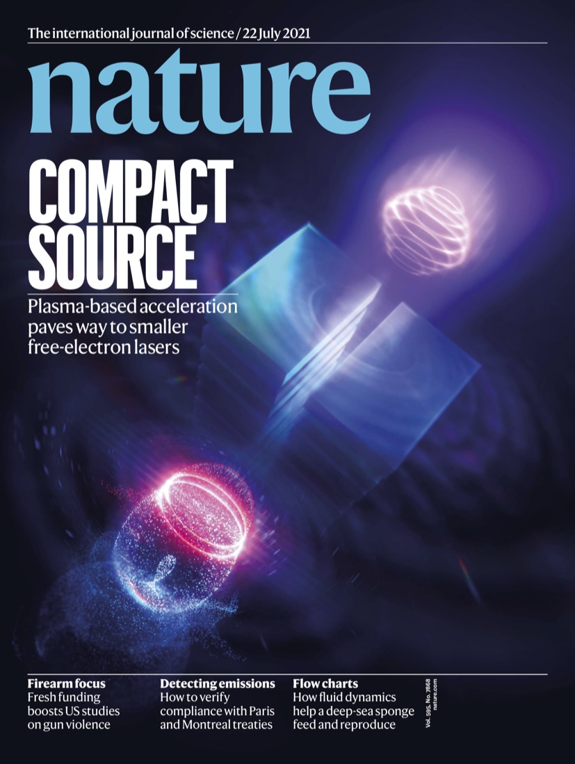 《自然》期刊封面(图片制作:刘卓佳)