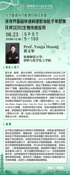 液液界面超快速构建胶体粒子单层膜及其SERS生物传感应用
