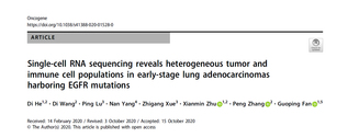 The SIAIS Research Team Reveals the Heterogeneous Tumor Cells and Their Immune Microenvironment in Early-Stage Lung Adenocarcinomas  