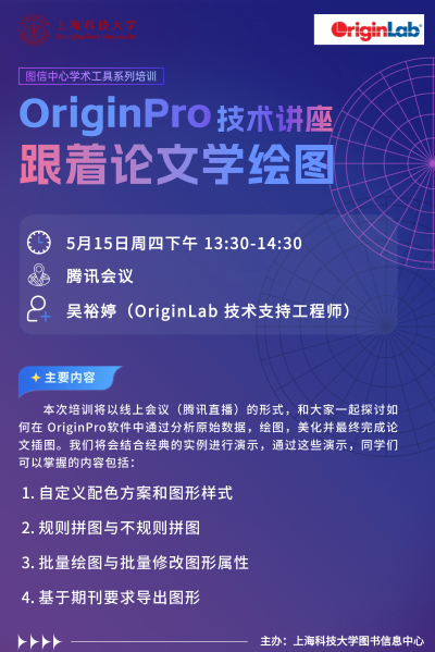 OriginPro 技术讲座: 跟着论文学绘图