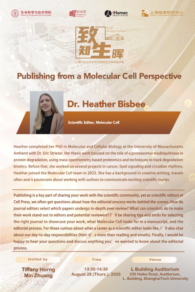Publishing from a Molecular Cell Perspective